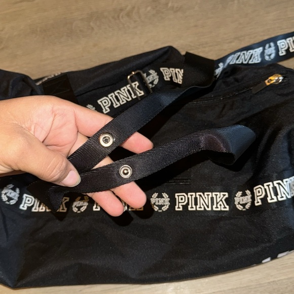 PINK Victoria's Secret Black Duffel Bag - Picture 7 of 7